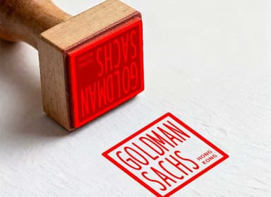 Goldman Sachs HK Reference 英文品牌章实拍
